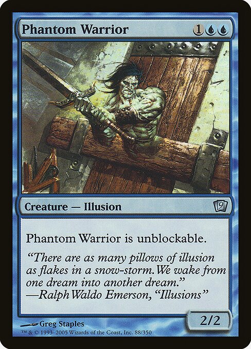 Phantom Warrior - Ninth Edition - Promo Foil