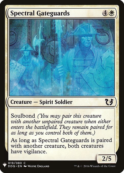Spectral Gateguards - The List
