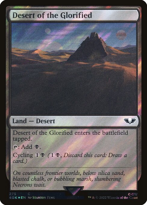 Desert of the Glorified - Warhammer 40,000 Commander - Surge Foil