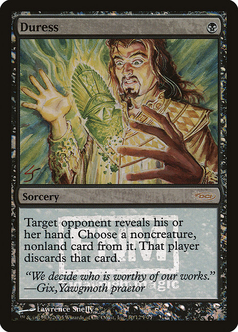 Duress - Friday Night Magic 2005 - Promo Foil