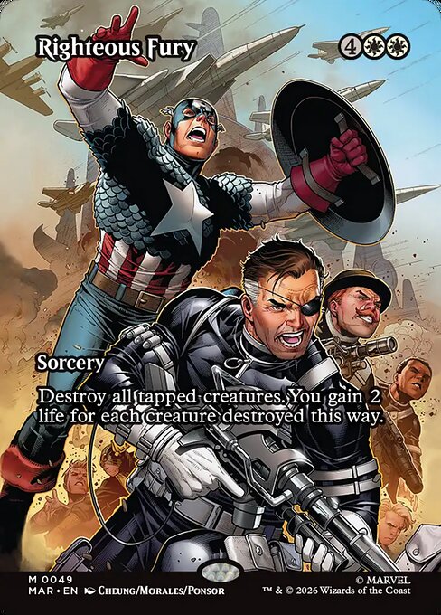 Righteous Fury - Marvel Universe - Borderless