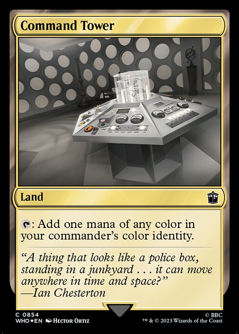 Command Tower - Doctor Who - Surge Foil