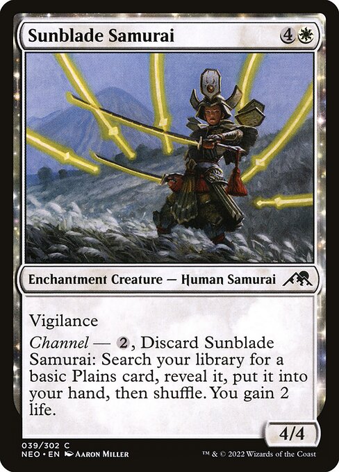 Sunblade Samurai - Kamigawa: Neon Dynasty