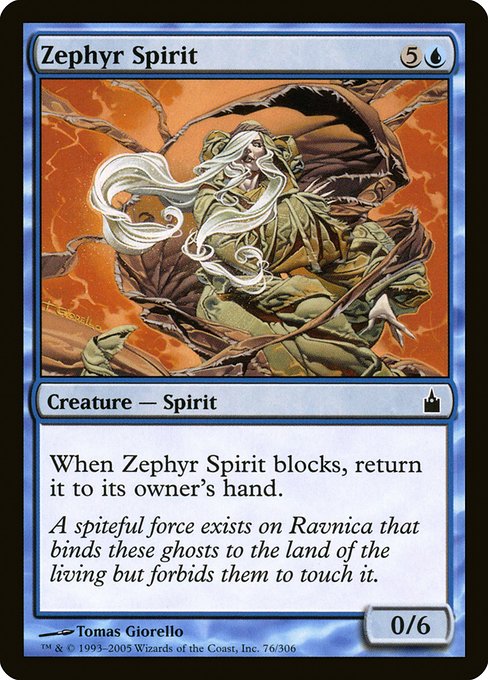 Zephyr Spirit - Ravnica: City of Guilds