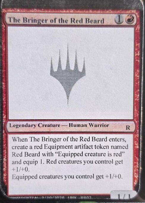 The Bringer of the Red Beard - Unknown Event