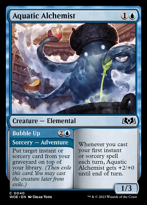 Aquatic Alchemist // Bubble Up - Wilds of Eldraine