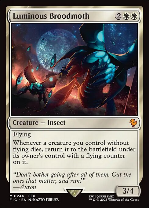 Luminous Broodmoth - Final Fantasy Commander
