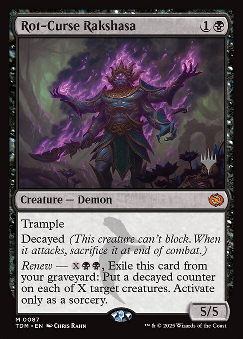 Rot-Curse Rakshasa - Tarkir: Dragonstorm Promos