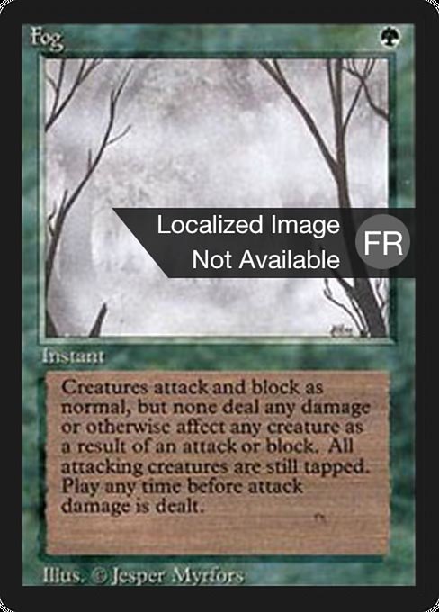 Brouillard (Fog) - Foreign Black Border