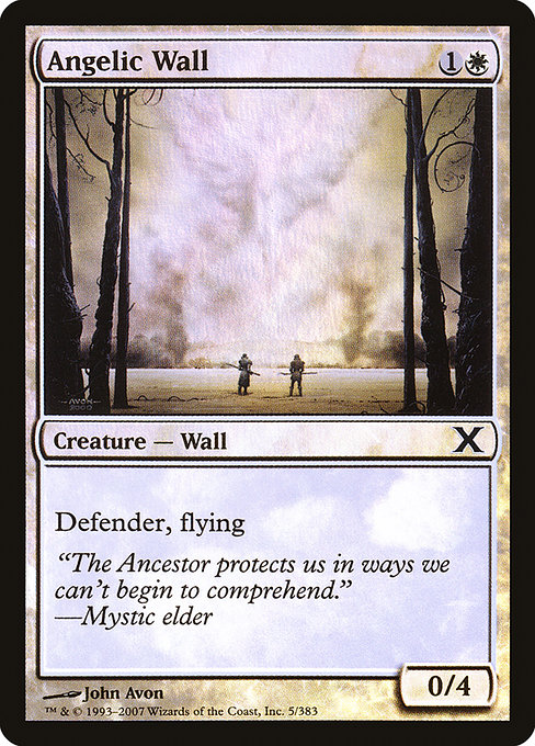 Angelic Wall - Tenth Edition - Promo Foil