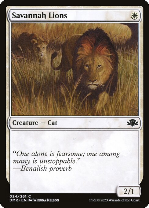 Savannah Lions - Dominaria Remastered