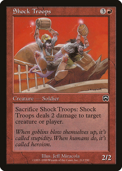 Shock Troops - Mercadian Masques