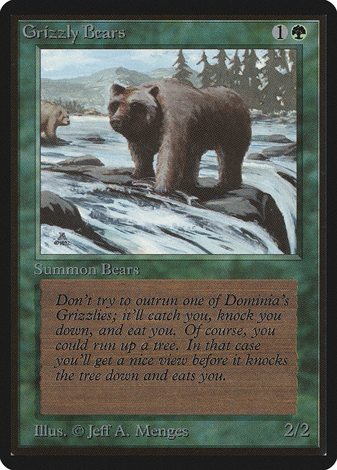 Grizzly Bears - Limited Edition Beta