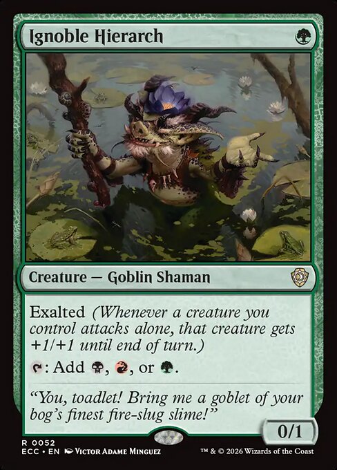 Ignoble Hierarch - Lorwyn Eclipsed Commander