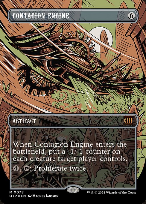 Contagion Engine - Breaking News - Textured Foil