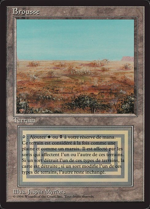 Scrubland - Foreign Black Border