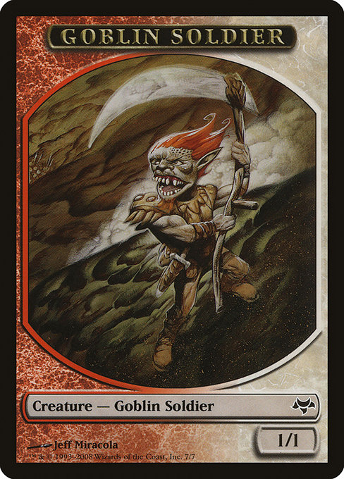 Goblin Soldier - Eventide Tokens