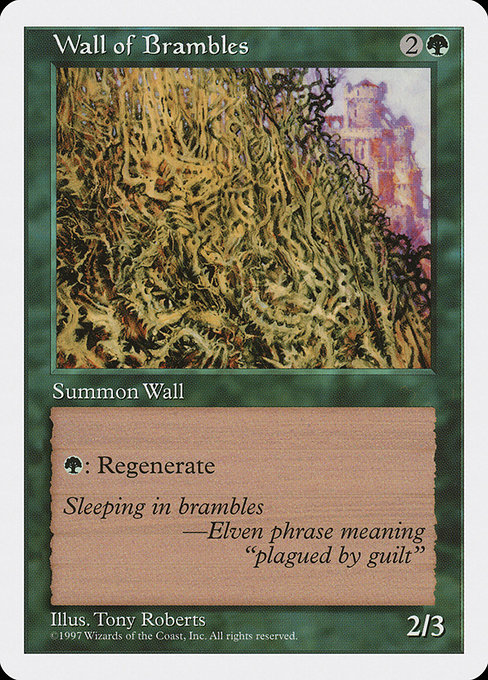 Wall of Brambles - Fifth Edition