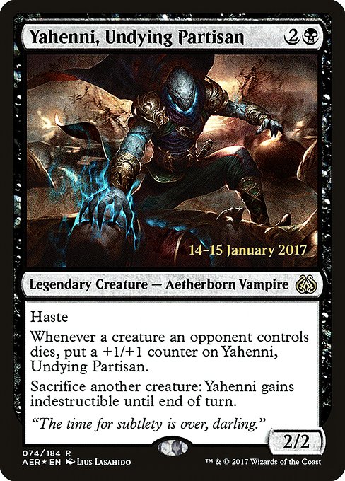 Yahenni, Undying Partisan - Aether Revolt Promos