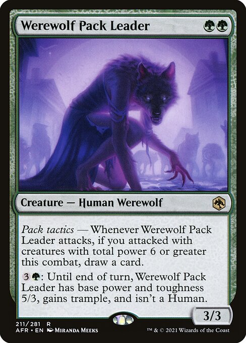 Werewolf Pack Leader - Adventures in the Forgotten Realms