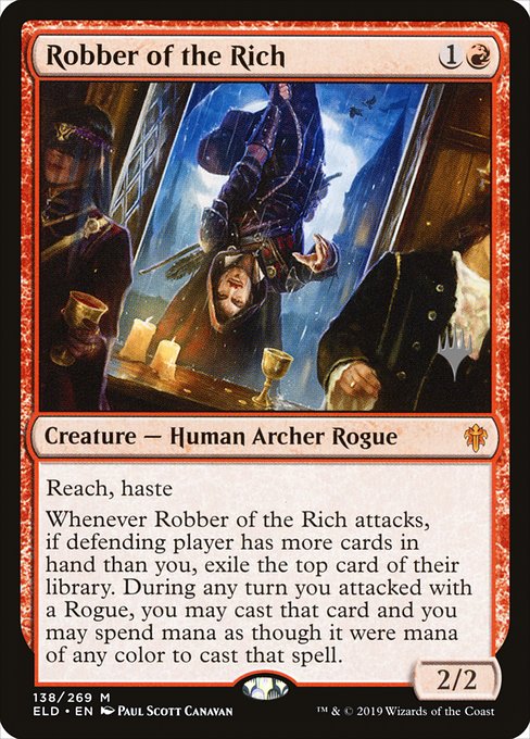 Robber of the Rich - Throne of Eldraine Promos