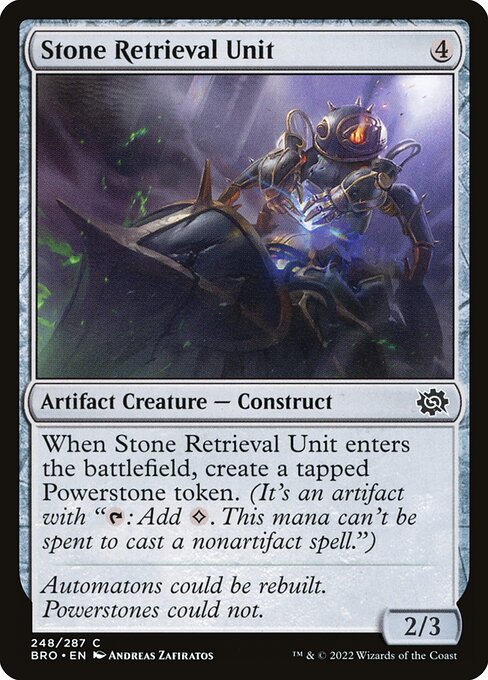 Stone Retrieval Unit - The Brothers' War