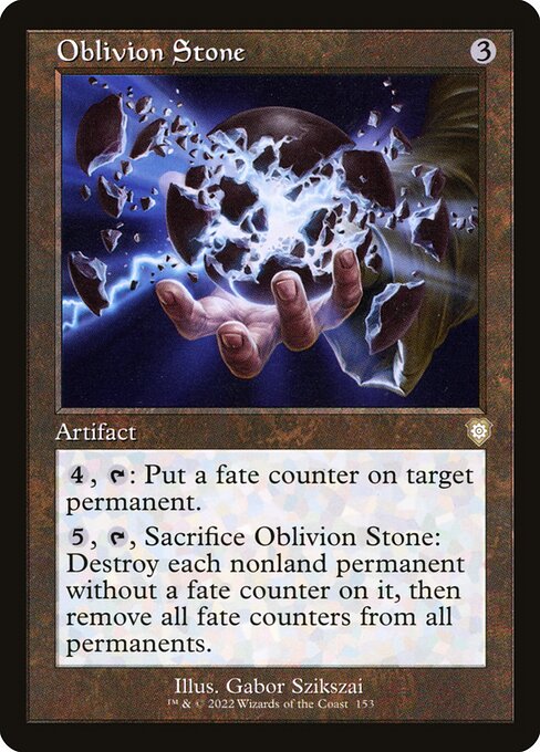 Oblivion Stone - The Brothers' War Commander