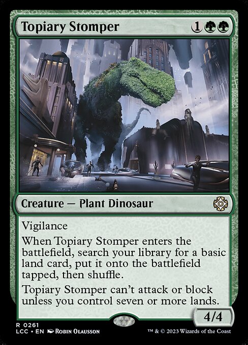 Topiary Stomper - The Lost Caverns of Ixalan Commander