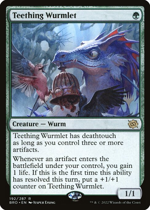 Teething Wurmlet - The Brothers' War Promos