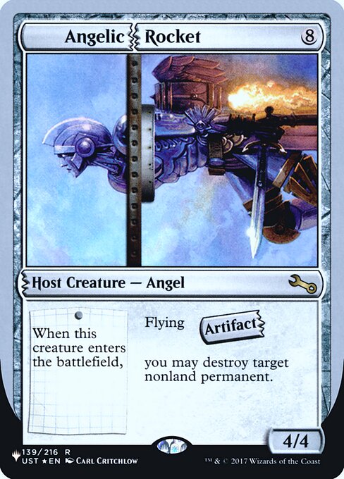 Angelic Rocket - The List (Unfinity Foil Edition) - Promo Foil