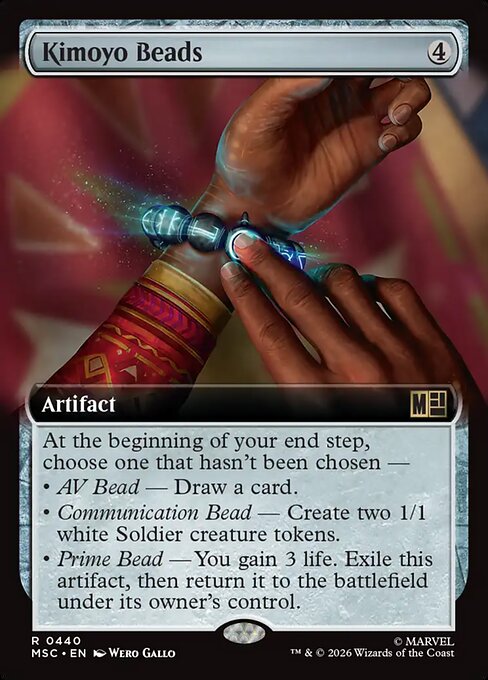 Kimoyo Beads - Marvel Super Heroes Commander - Extended Art