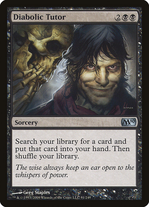 Diabolic Tutor - Magic 2010