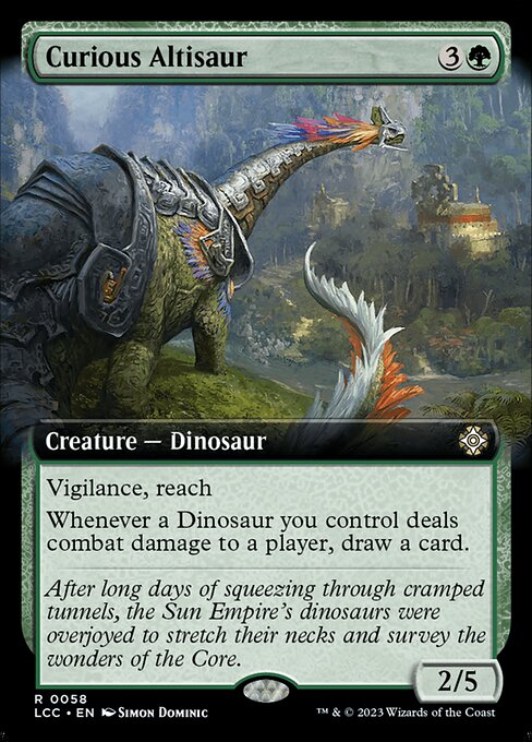 Curious Altisaur - The Lost Caverns of Ixalan Commander