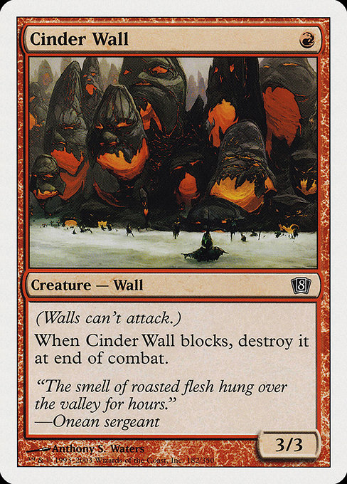 Cinder Wall - Eighth Edition