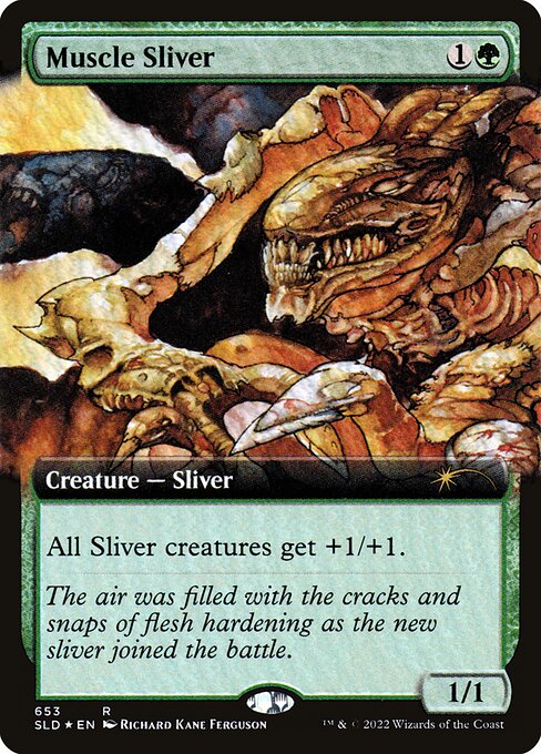 Muscle Sliver - Secret Lair Drop - Promo Foil