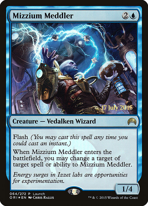 Mizzium Meddler - Magic Origins Promos - Promo Foil