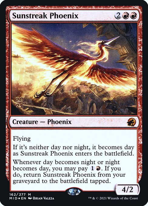 Sunstreak Phoenix - Innistrad: Midnight Hunt Promos