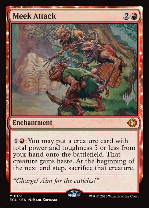 Meek Attack - Lorwyn Eclipsed Promos