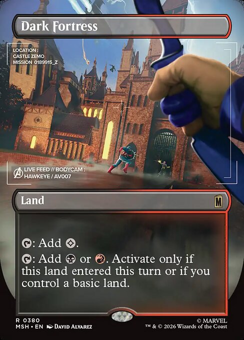 Dark Fortress - Marvel Super Heroes - Borderless