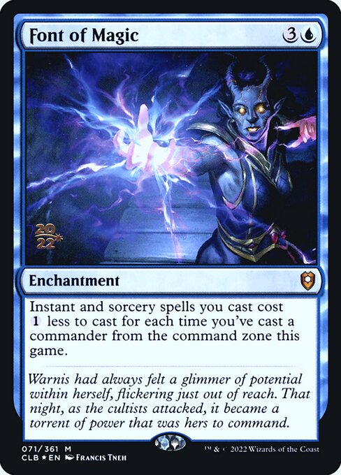 Font of Magic - Battle for Baldur's Gate Promos