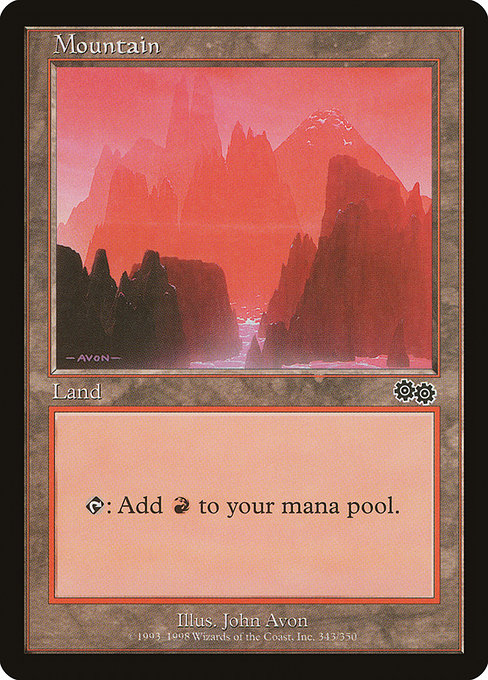 Mountain - Urza's Saga