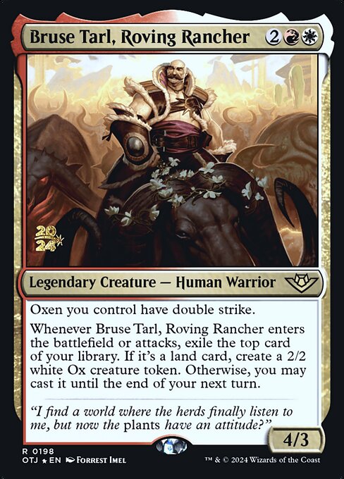 Bruse Tarl, Roving Rancher - Outlaws of Thunder Junction Promos