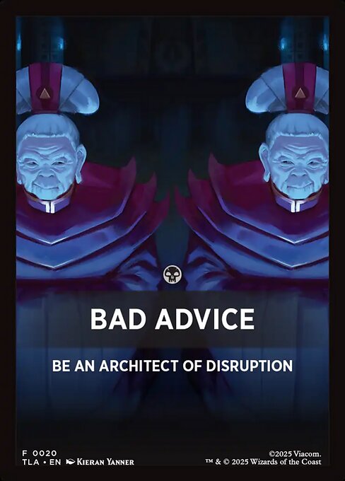 Bad Advice - Avatar: The Last Airbender Jumpstart Front Cards