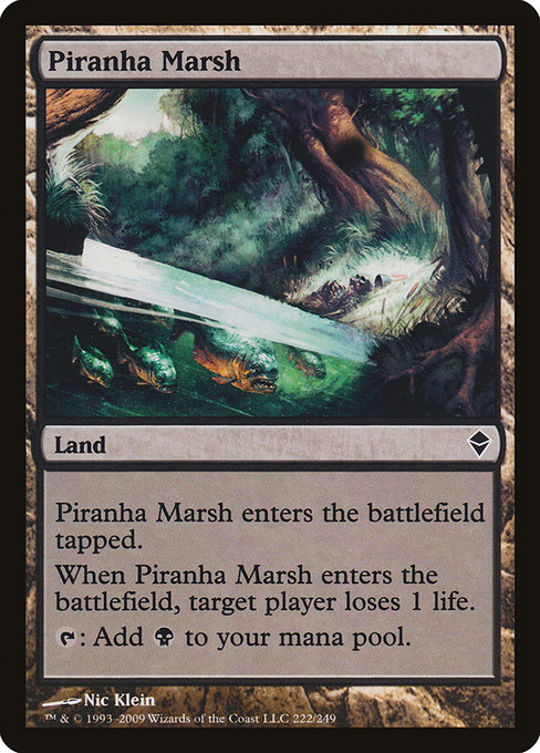 Piranha Marsh - Zendikar