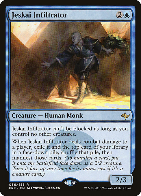 Jeskai Infiltrator - Fate Reforged