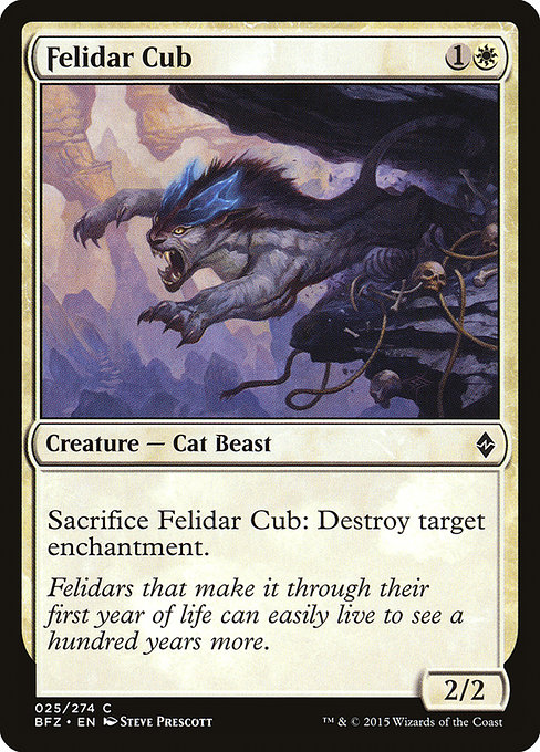 Felidar Cub - Battle for Zendikar