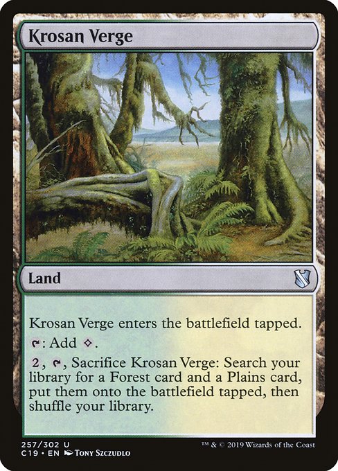 Krosan Verge - Commander 2019