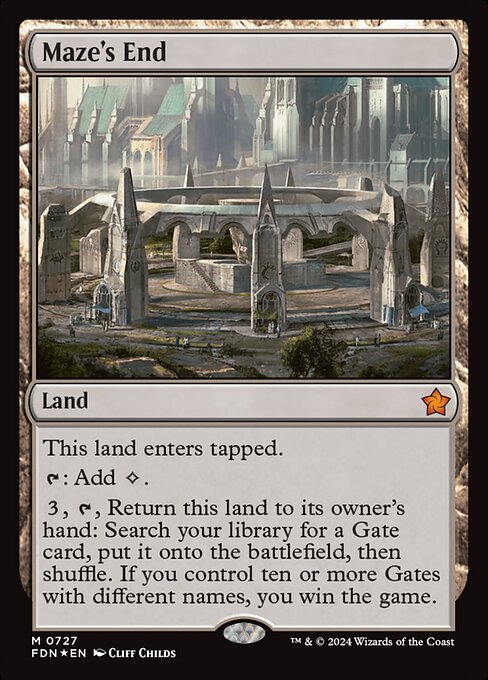 Maze's End - Foundations - Promo Foil