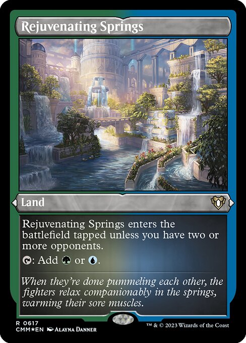 Rejuvenating Springs - Commander Masters - Etched Foil