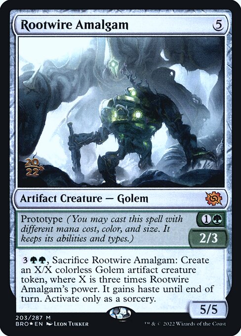 Rootwire Amalgam - The Brothers' War Promos - Promo Foil